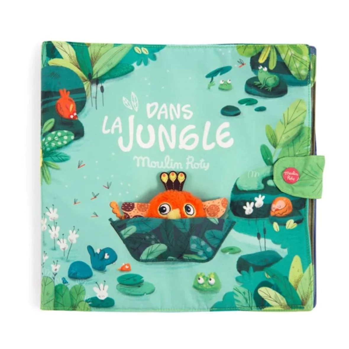 Grand livre tissu d’activités – Dans la jungle