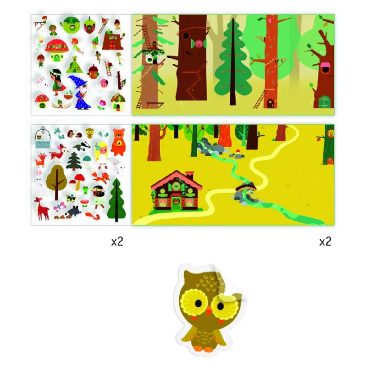 Decoration_Stickers_La_foret_magique_Djeco4