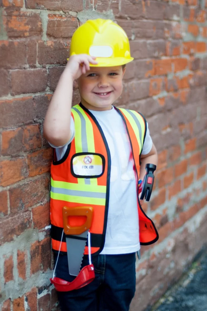 Déguisement Ouvrier Chantier – Taille 5-6 ans