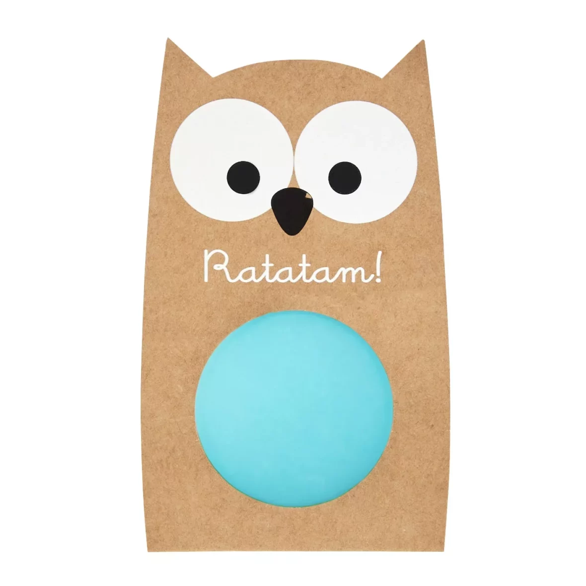 Balle rebondissante bleue 57 mm