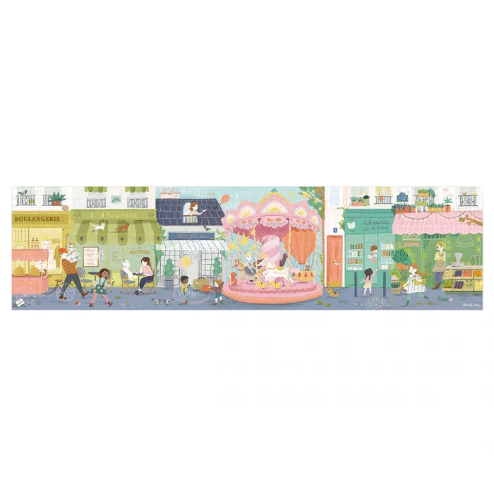 Puzzle_10_rue_des_lilas_350_pcs_Les_Parisiennes_Moulin_Roty