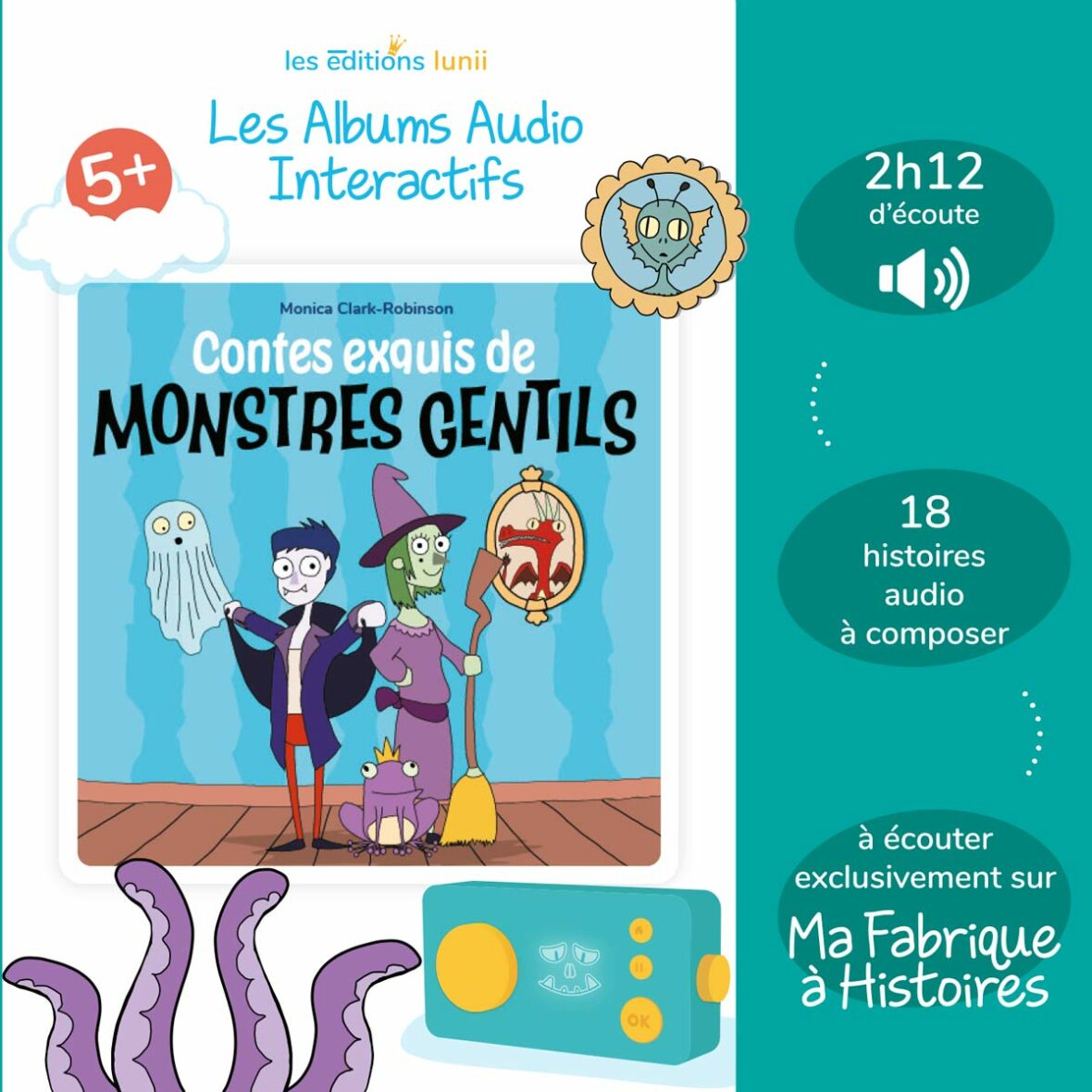 Livre audio Contes exquis de monstres gentils 5+