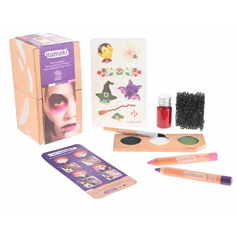 Kit complet de maquillage Halloween - Poupette Cakaouette