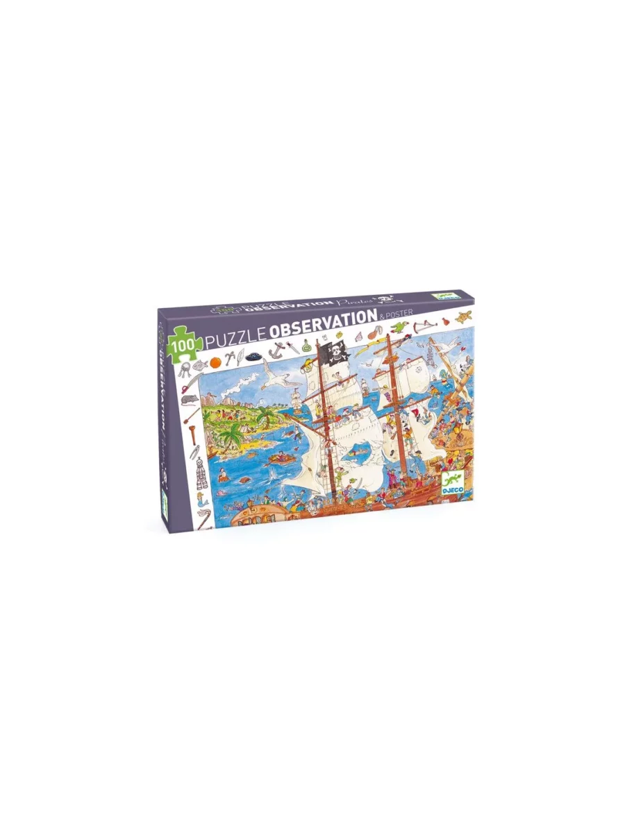 Puzzle d’observation ¨Pirates – 100 pcs