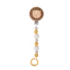 Attache tétine en bois et silicone Lion - Sous mon baobab