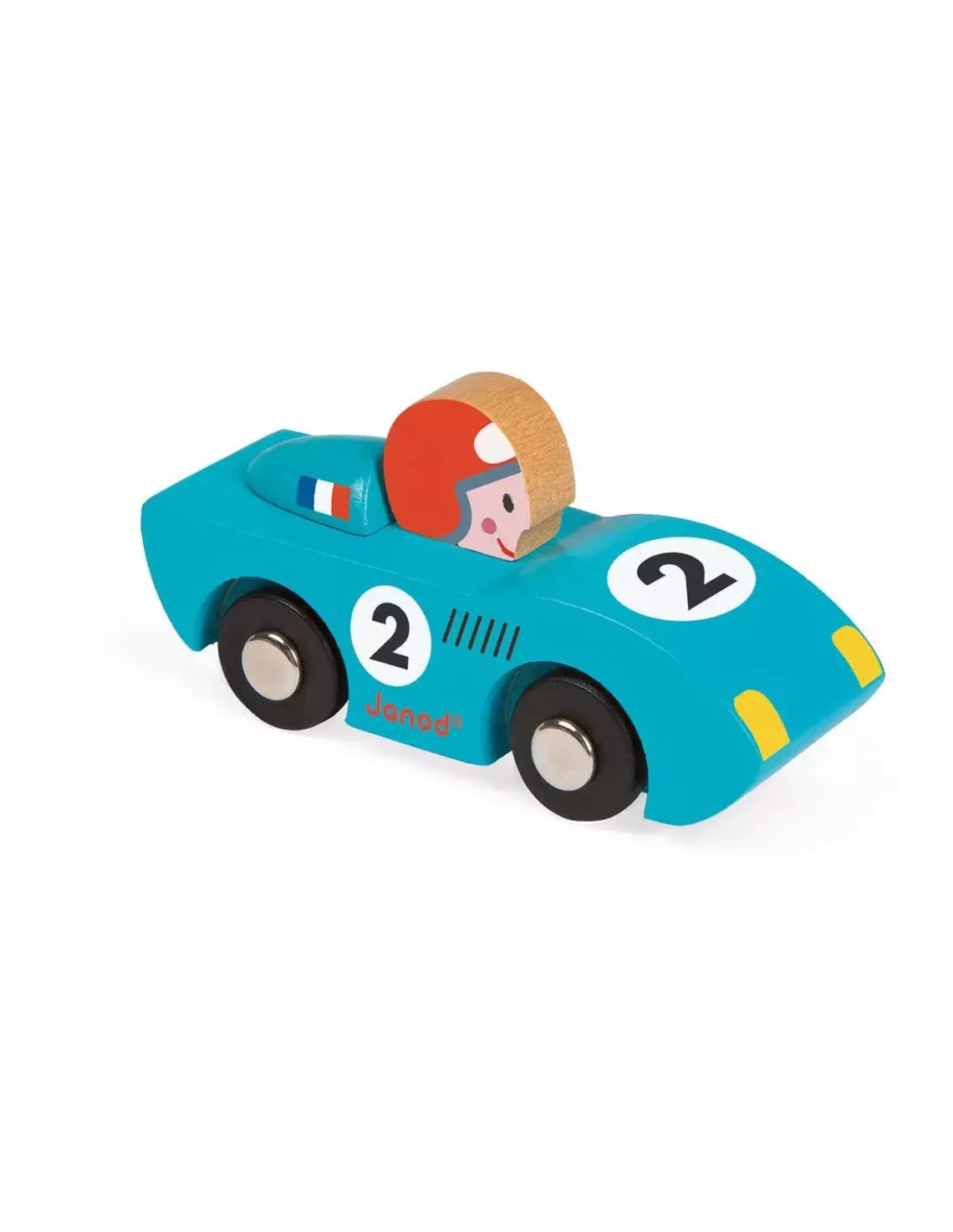 Voiture bois bleue N2 Story Racing Speed