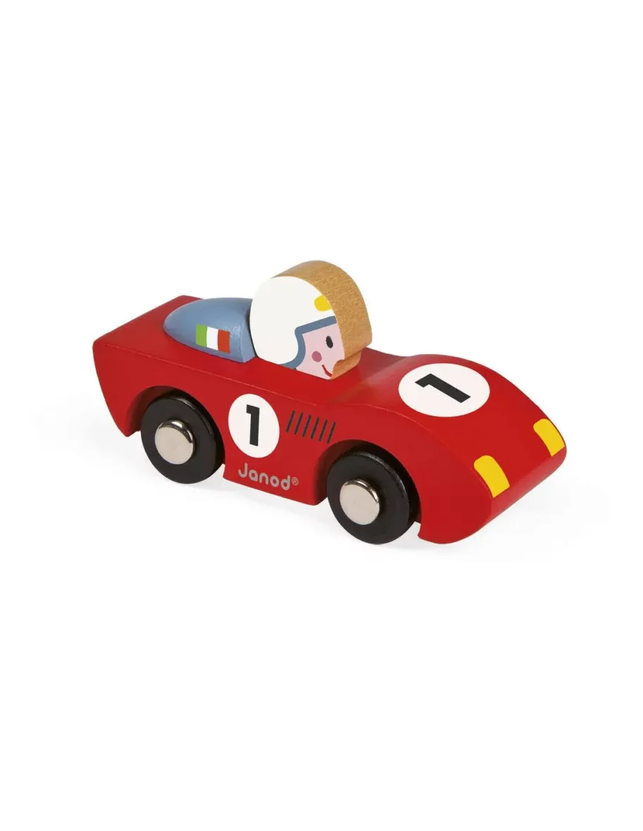 Voiture bois rouge N1 Story Racing Speed