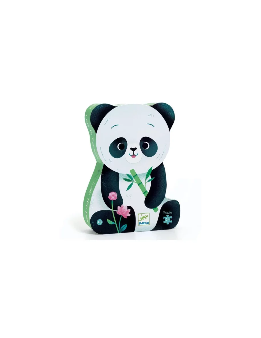 Puzzle silhouette – Leo le panda 24 pcs
