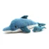 Peluche dauphin Tofou maman et son bébé bleu