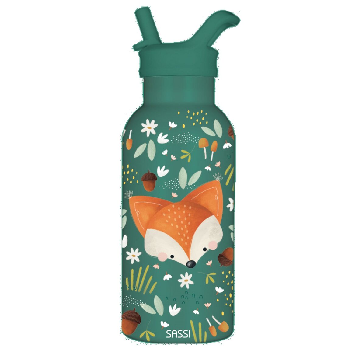 Gourde isotherme 350 ml Crunchy le renard