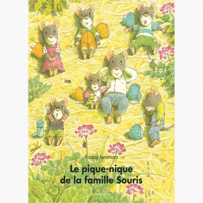 Le pique-nique de la famille souris de Iwamura