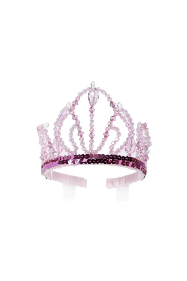 Tiare de princesse rose