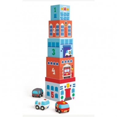 Cubes Premier Age – Topanicar – Jeu d’empilage