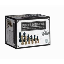 Pièces d'échec en bois - 88 mm