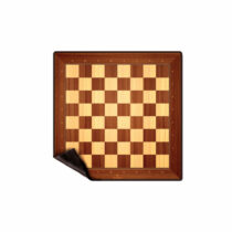 Tapis d’Echecs néoprène Style Bois - 50x50cm