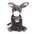 Peluche âne maman gris et son bébé - Les Ptipotos