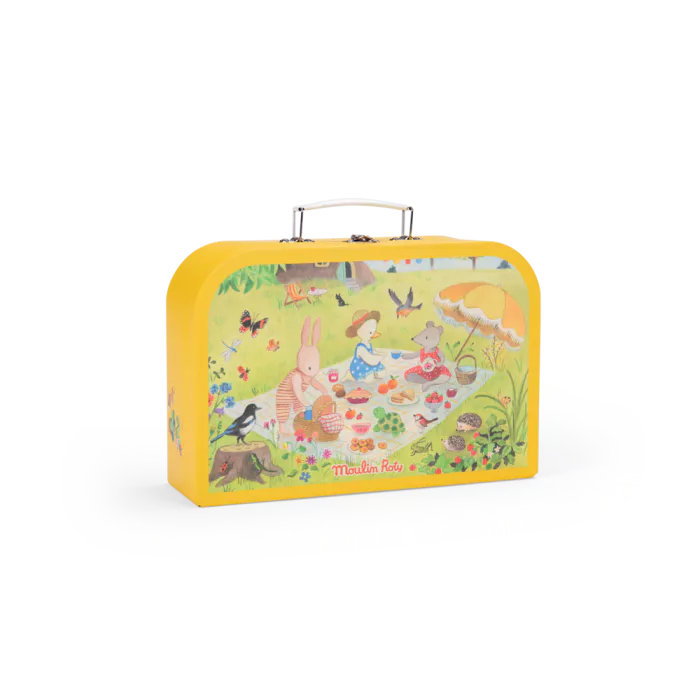 Valise dinette en métal – La grande famille