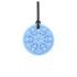 Collier de mastication Flocon de Neige - Bleu clair - Souple