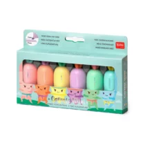 Legami - Set de 6 mini surligneurs Carrate Team