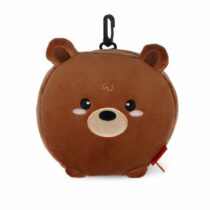 Legami - Coussin de voyage avec masque de sommeil Ours