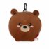 Legami - Coussin de voyage avec masque de sommeil Ours