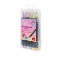 Legami - 12 feutres pinceaux Couleurs Pastel