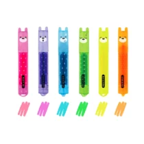 Legami - Set de 6 mini surligneurs Teddy's Mood Teddy Bear