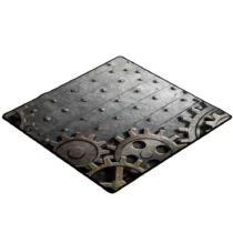 Tapis de jeu Rusty Gear (76x76cm)