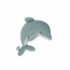 Peluche bouillotte froid et chaud Dauphin