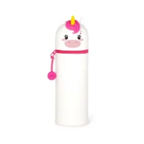 Legami - Trousse en Silicone Souple 2-en-1 - Kawaii Unicorn