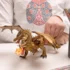 Dragon à deux têtes or