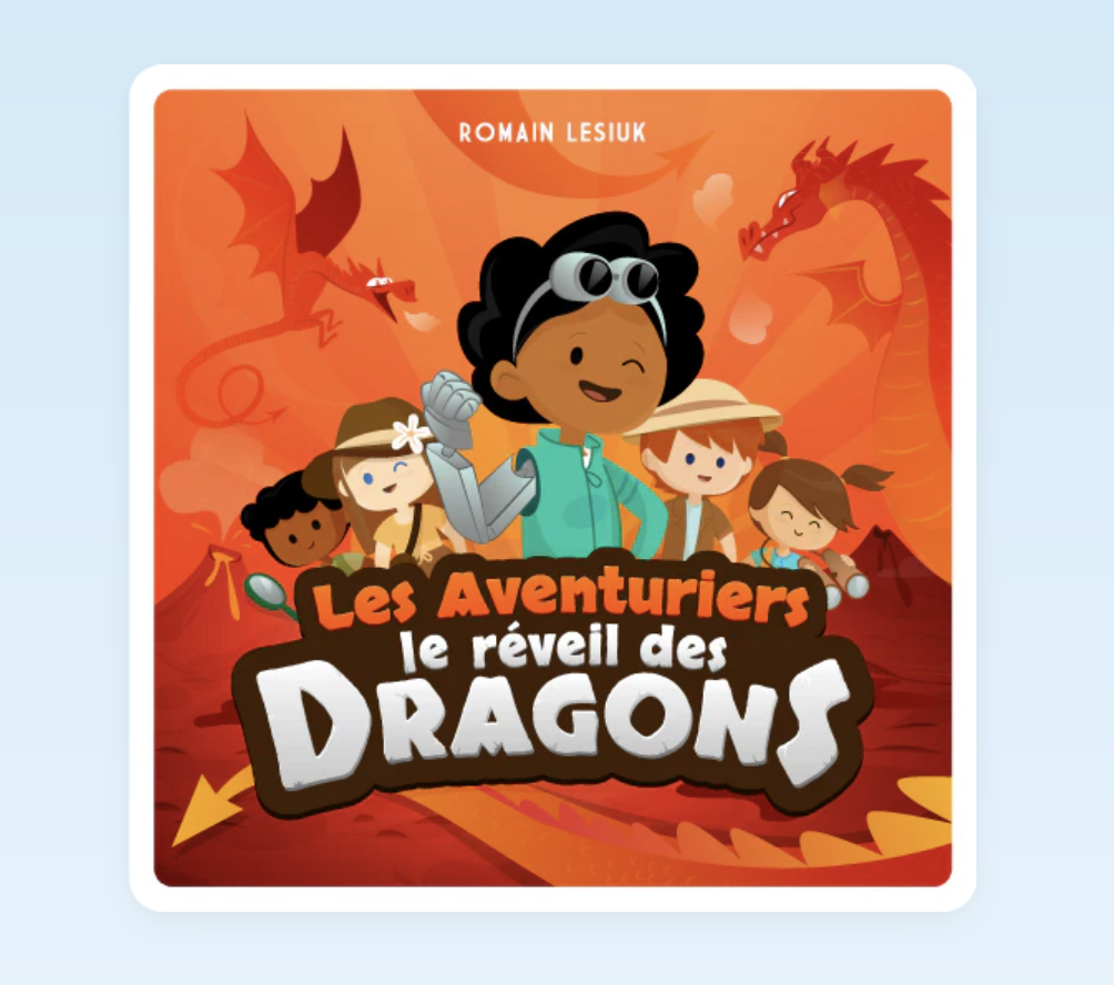Lunii – Livre audio Les aventuriers et le réveil des dragons 5+