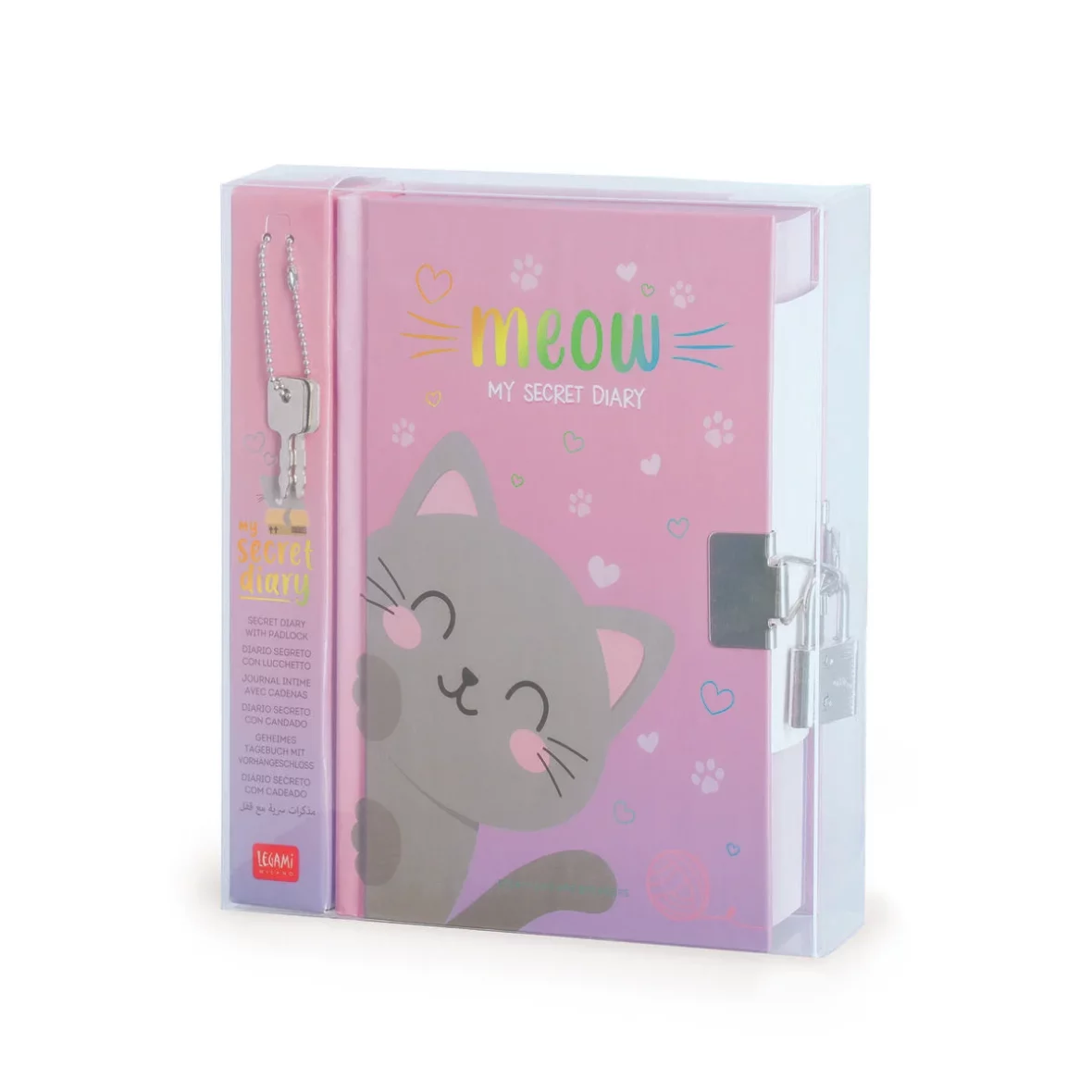 Legami – Journal intime avec cadenas – Kitty