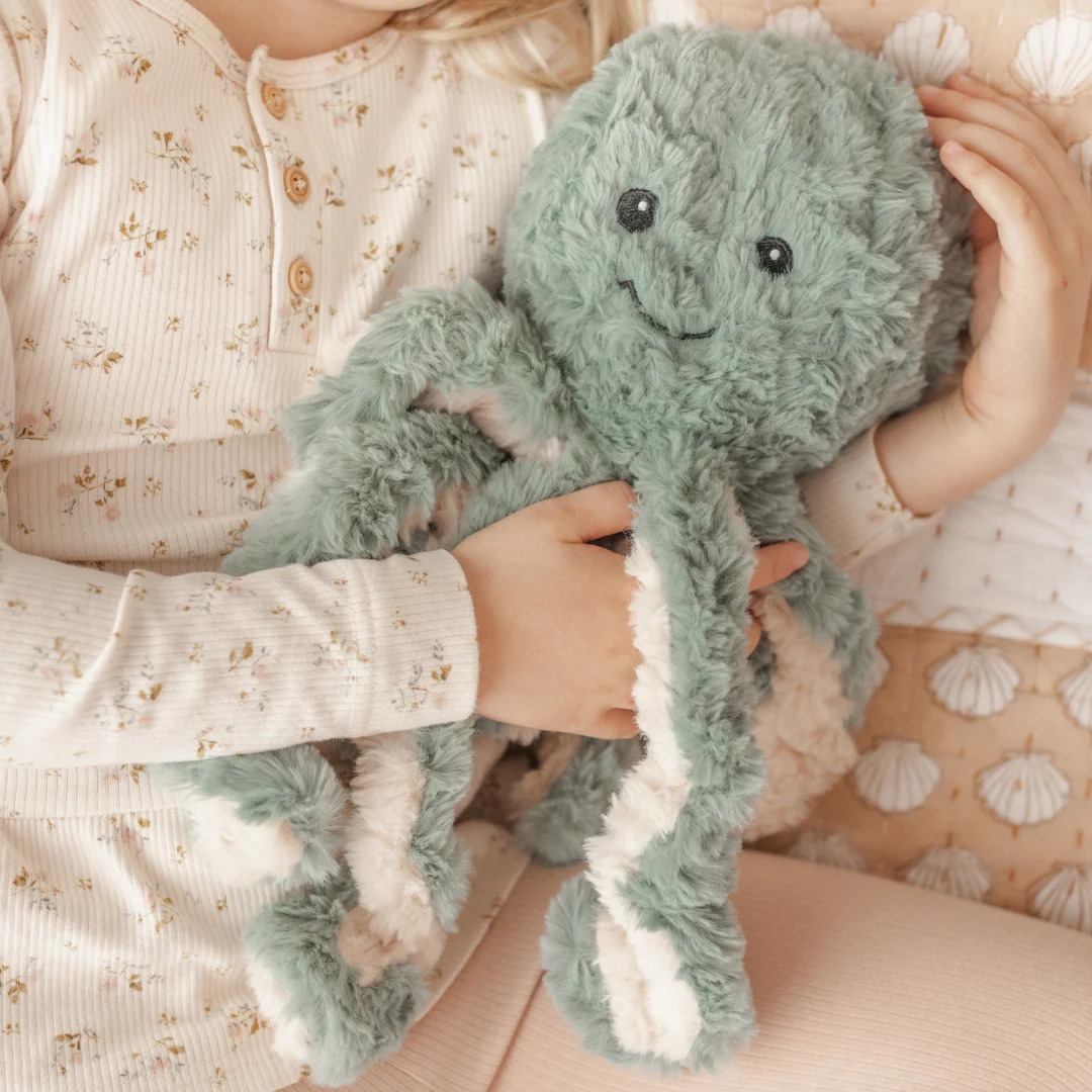 Peluche lestée 2 kg – Ollie le poulpe pondéré