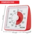 Time Timer classique - Minuterie visuelle 60 min rouge