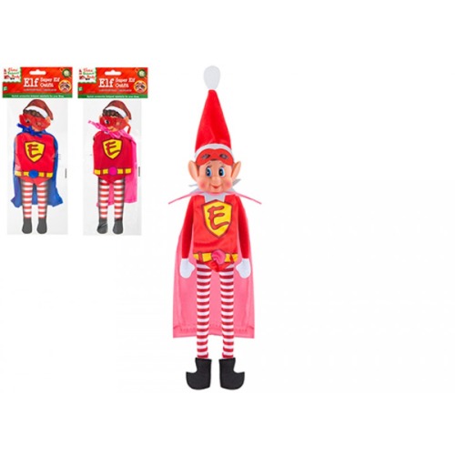 Lutin farceur – Costume de Super Kids pour Elfe de Noël 30 cm