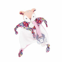 Doudou attache-sucette faon
