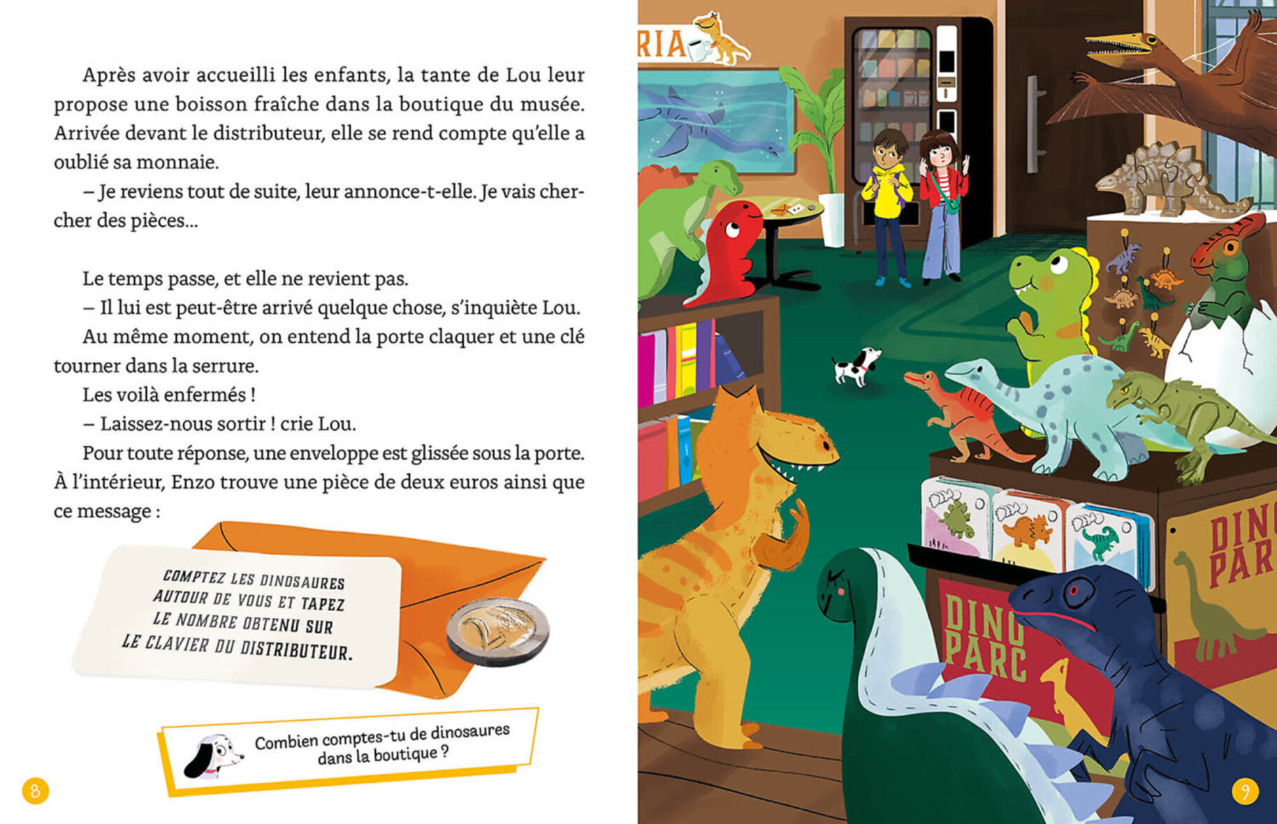 Mon roman énigme – Le musée des dinosaures2
