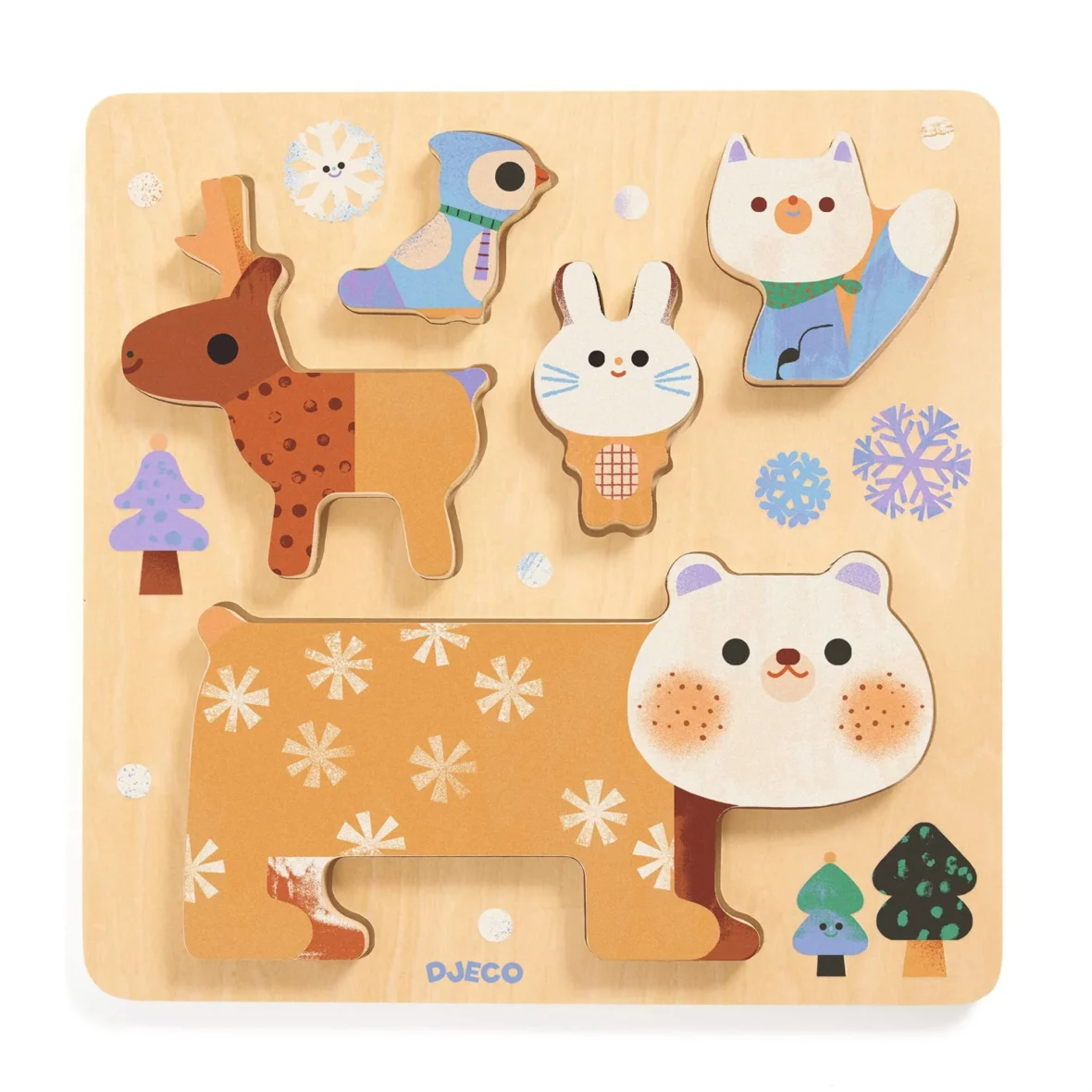 Puzzle relief Woody Stack