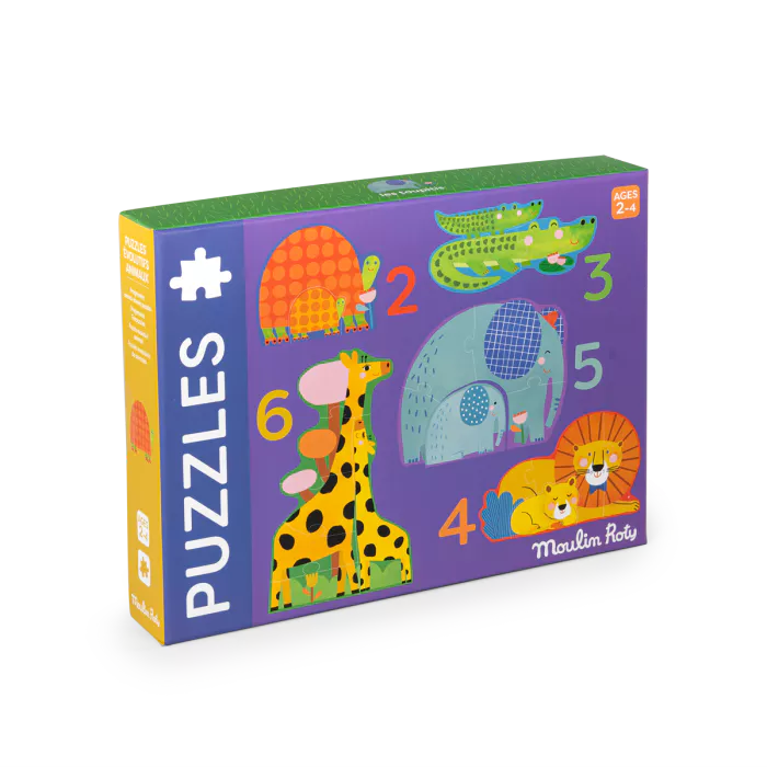 5 puzzles évolutifs Animaux – Les Toupitis