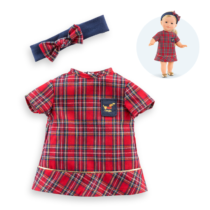 Robe et bandeau Corolle en fêtes - Poupée debout 36 cm