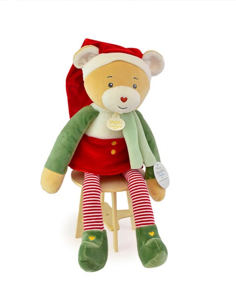 Doudou farceur – Canelle 40 cm