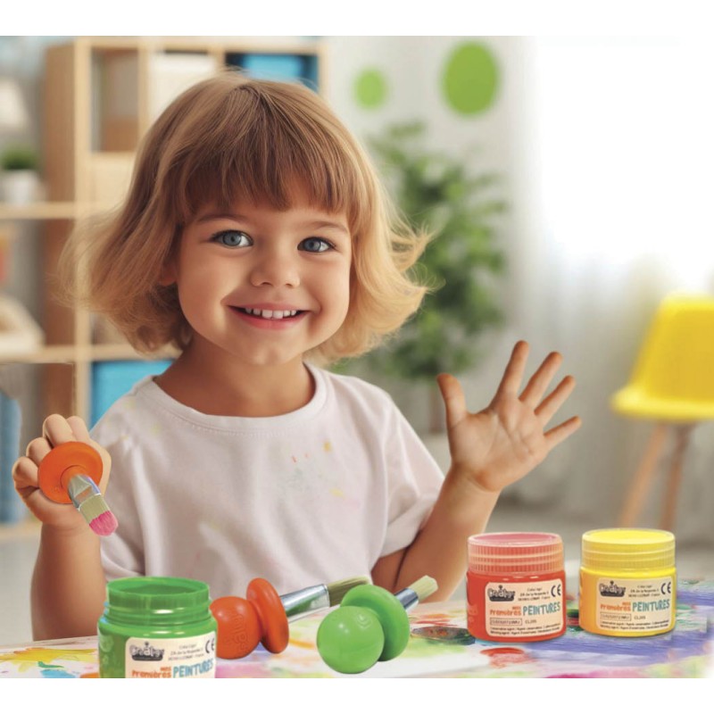 Mes premières peintures – 4 couleurs ultra lavables
