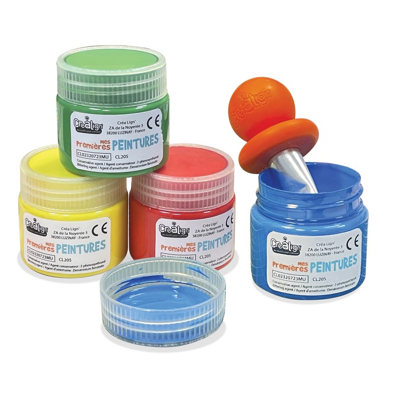 Mes premières peintures – 4 couleurs ultra lavables