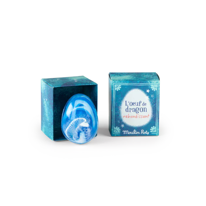 Oeuf de dragon rebondissant bleu – Les Petites Merveilles