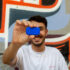 Money Walkie Pop Bleu - Porte Monnaie sans contact