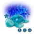 Veilleuse rechargeable Tortue Aqua bleu - Projection lumineuse et musicale