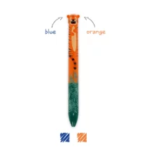 Legami- Stylo bille 2 couleurs Tiger Click Clack
