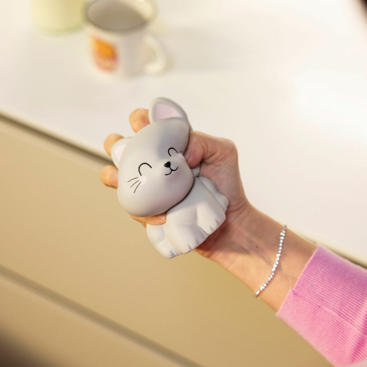 Legami – Jouet Anti-stress – Kitty – Senteur Fraise4