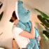 Peluche Croco lagon - 125 cm